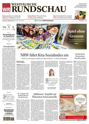 Cover of Westfalische Rundschau (Siegen)