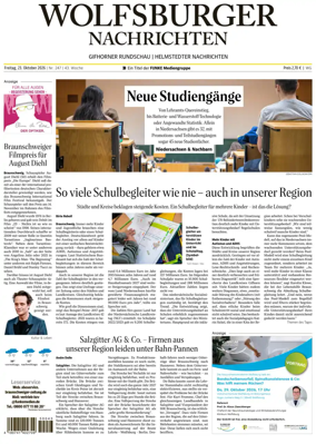 Cover of Wolfsburger Nachrichten (Wolfsburg-Gifhorn)