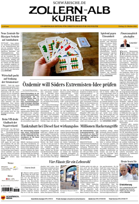 Cover of Zollern-Alb-Kurier (Balingen)