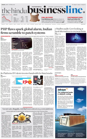Cover of BusinessLine (Kolkata)