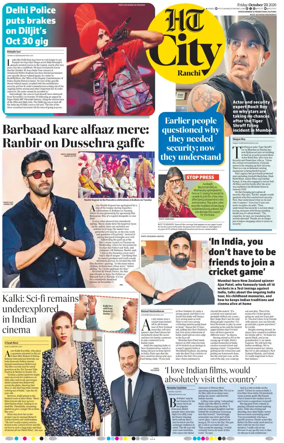 Cover of Hindustan Times (Ranchi) - Live