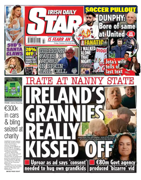 Cover of Irish Daily Star