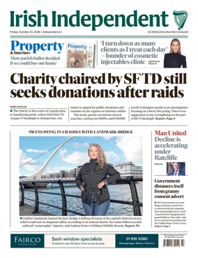 Cover of Irish Independent
