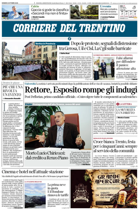 Cover of Corriere del Trentino