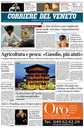 Cover of Corriere del Veneto (Padova e Rovigo)