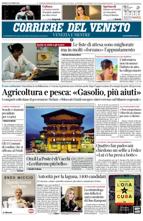 Cover of Corriere del Veneto (Venezia e Mestre)