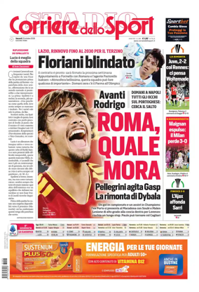 Cover of Corriere dello Sport (Lazio)