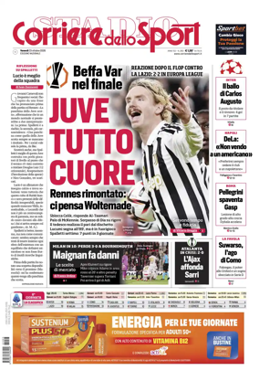 Cover of Corriere dello Sport
