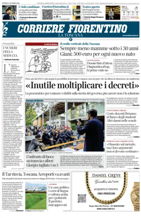 Cover of Corriere Fiorentino