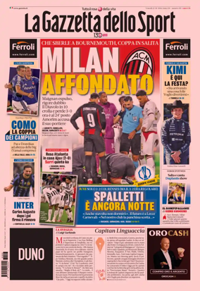 Cover of La Gazzetta dello Sport - Napoli