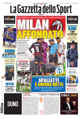 Cover of La Gazzetta dello Sport - Roma