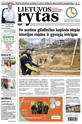 Cover of Lietuvos Rytas