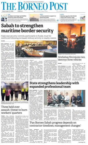Cover of The Borneo Post (Sabah)