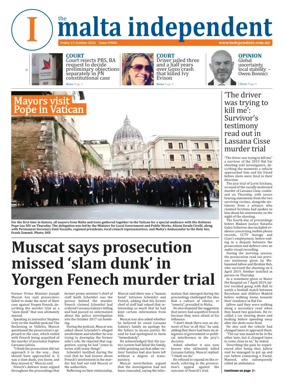 Cover of Malta Independent