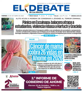 Cover of El Debate de Los Mochis