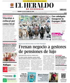 Cover of El Heraldo de Chihuahua