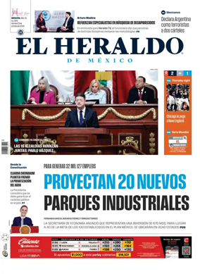 Cover of El Heraldo de Mexico