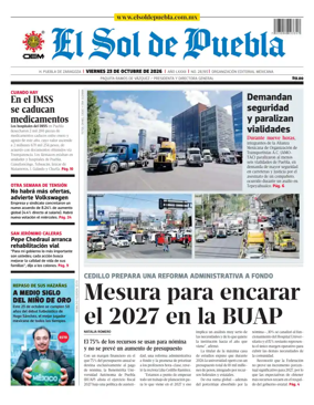 Cover of El Sol de Puebla