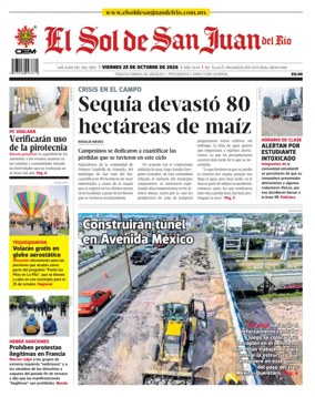 Cover of El Sol de San Juan del Rio