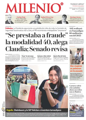 Cover of Milenio Tamaulipas