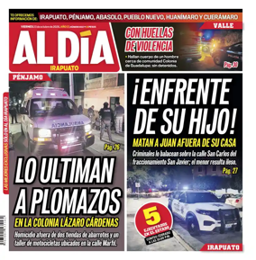 Cover of Periodico Al Dia (Irapuato)
