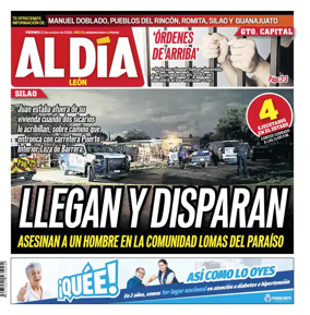 Cover of Periodico Al Dia (Leon)