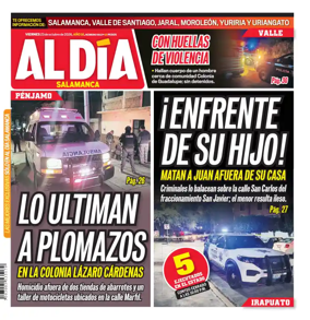 Cover of Periodico Al Dia (Salamanca)
