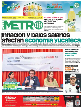 Cover of Publimetro Merida