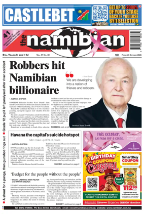 Cover of The Namibian