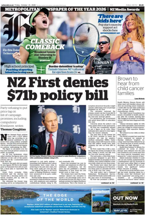 Cover of The New Zealand Herald