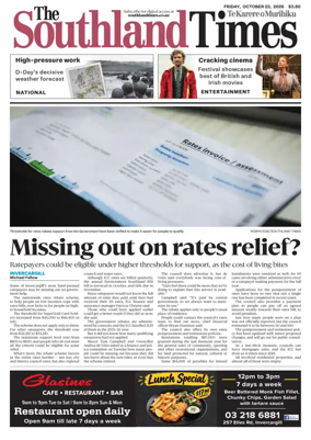 Cover of The Southland Times