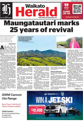 Cover of Waikato Herald