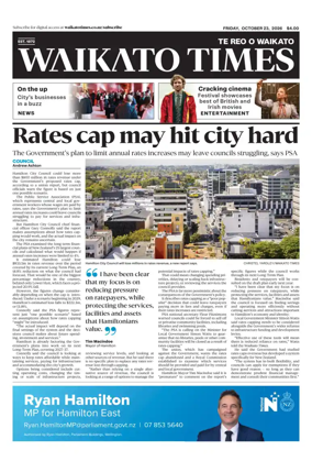 Cover of Waikato Times