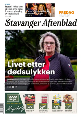 Cover of Stavanger Aftenblad