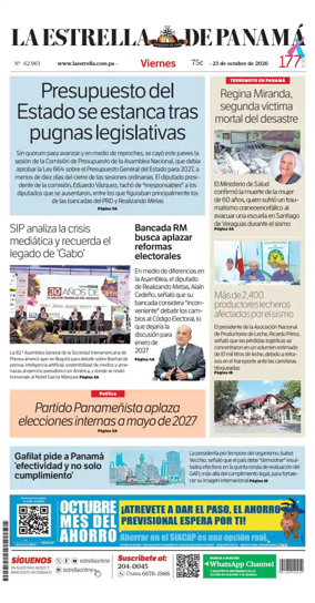 Cover of La Estrella de Panama