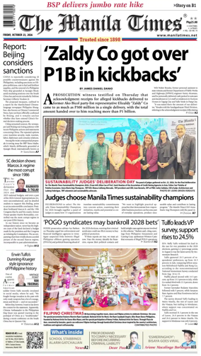 Cover of The Manila Times
