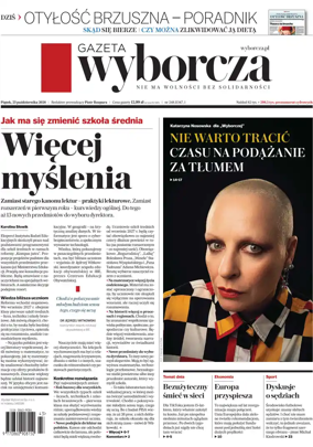 Cover of Gazeta Wyborcza