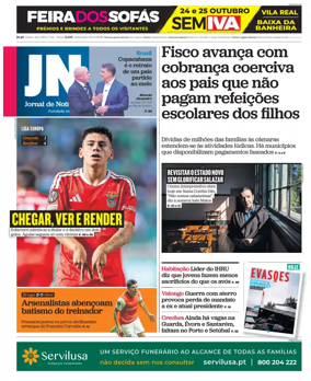 Cover of Jornal de Noticias