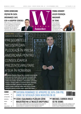 Cover of Romania Libera - Friday Edition