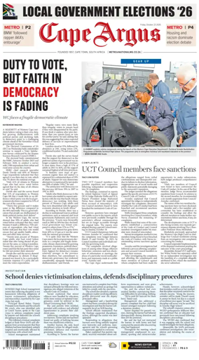 Cover of Cape Argus