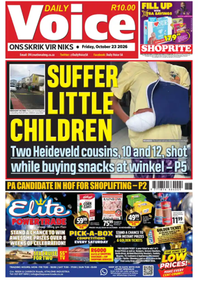 Cover of Daily Voice (South Africa)