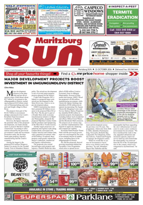Cover of Maritzburg Sun (South Africa)