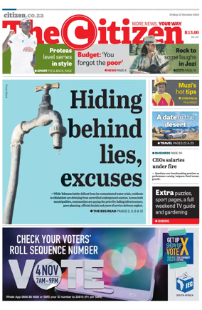 Cover of The Citizen (KZN)