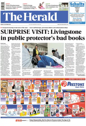 Cover of The Herald (South Africa)