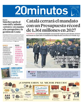Cover of 20 Minutos Valencia