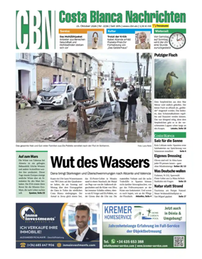 Cover of Costa Blanca Nachrichten