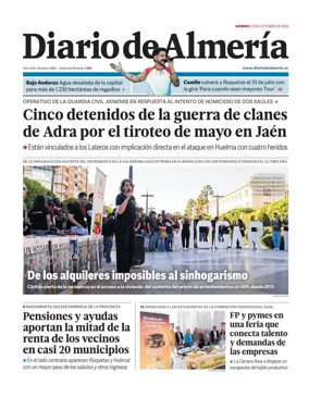 Cover of Diario de Almeria