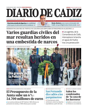 Cover of Diario de Cadiz