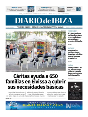 Cover of Diario de Ibiza