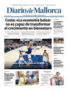 Cover of Diario de Mallorca
